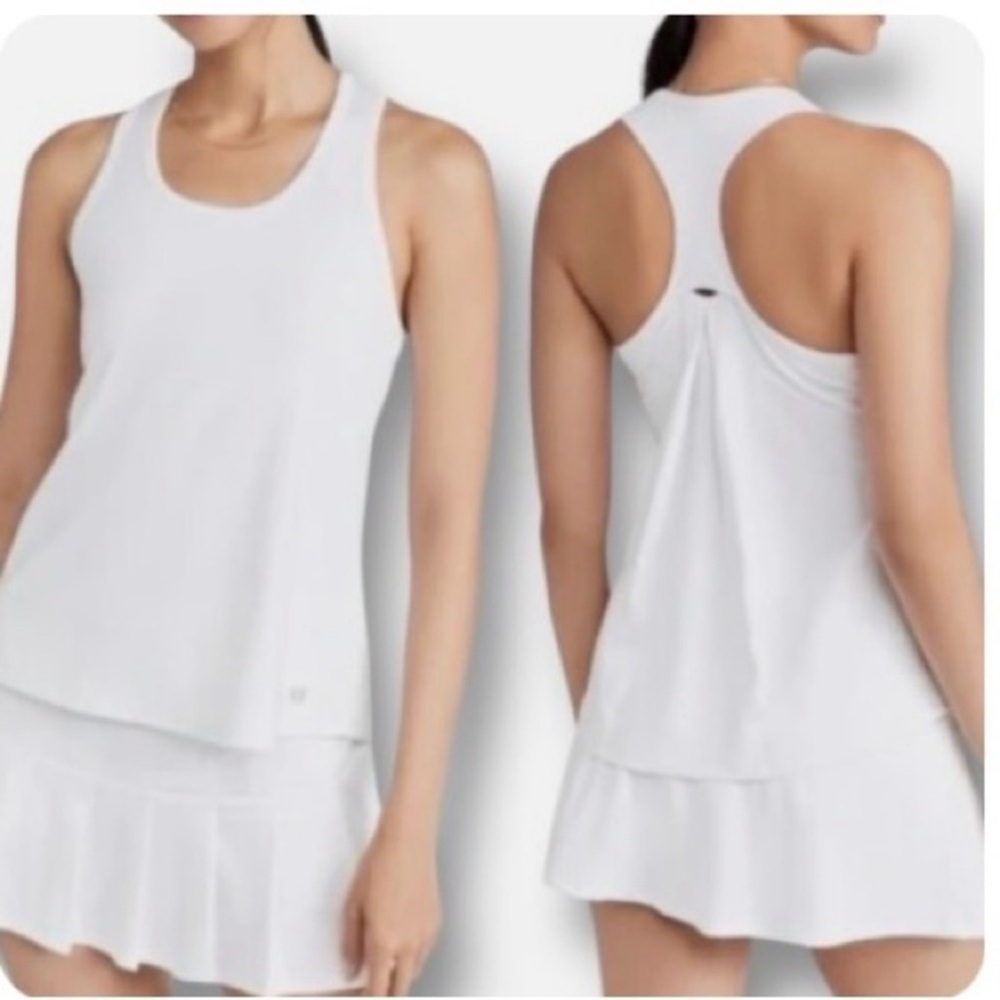NWT Eleven by Venus Williams White Raceday Tank, Size XXL
